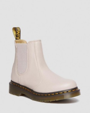 Grey Brown Women's Dr Martens 2976 Women's Leather Chelsea Boots | PH_Dr95556